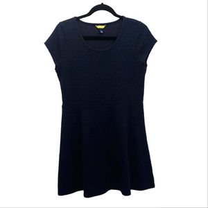 Prince & Fox Dress Size XL Juniors Short Sleeve Dark Blue Skater Scoop